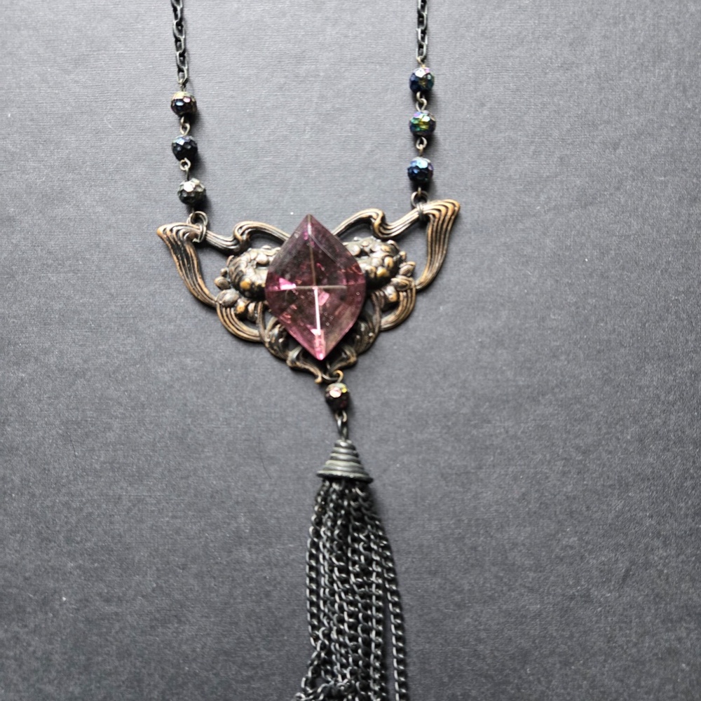 Bespoke Amethyst Statement Necklace - image 5